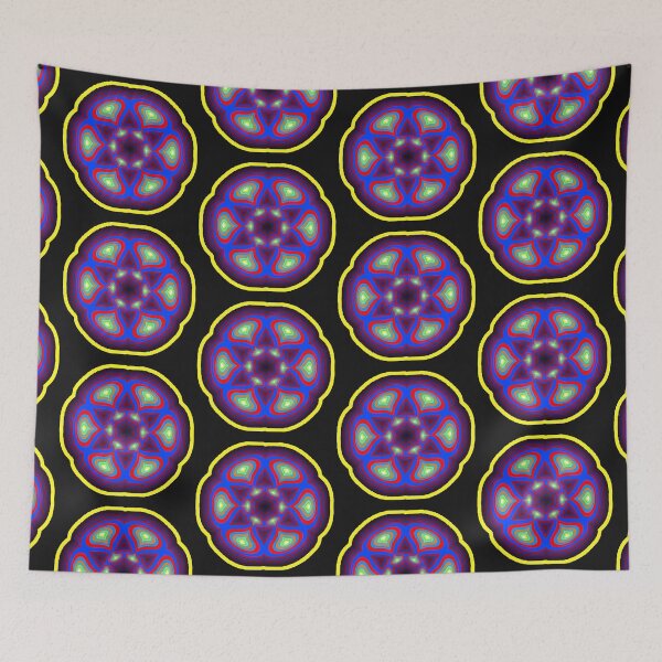 Item preview, psychedelic mandala designed and sold by Ratatatts.