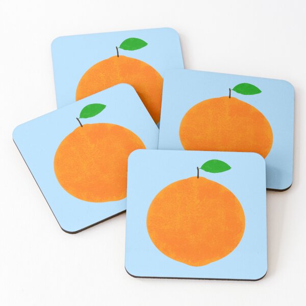 Item preview, Orange on Blue designed and sold by bits-and-bob.