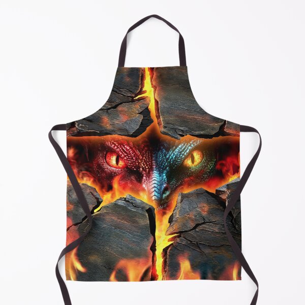 Item preview, Mythical Dragon Eyes in Fiery Cracked Stone designed and sold by ZetaDream.