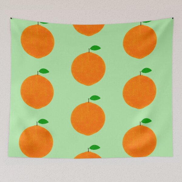 Item preview, Orange on Green designed and sold by bits-and-bob.