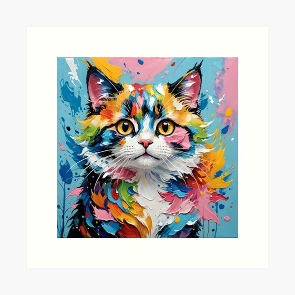 Item preview, Niedliche Katzenmalerei designed and sold by Juana-.