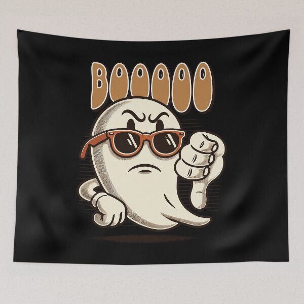 Item preview, Booing Ghost Funny Ghost Design designed and sold by LuminOrb.