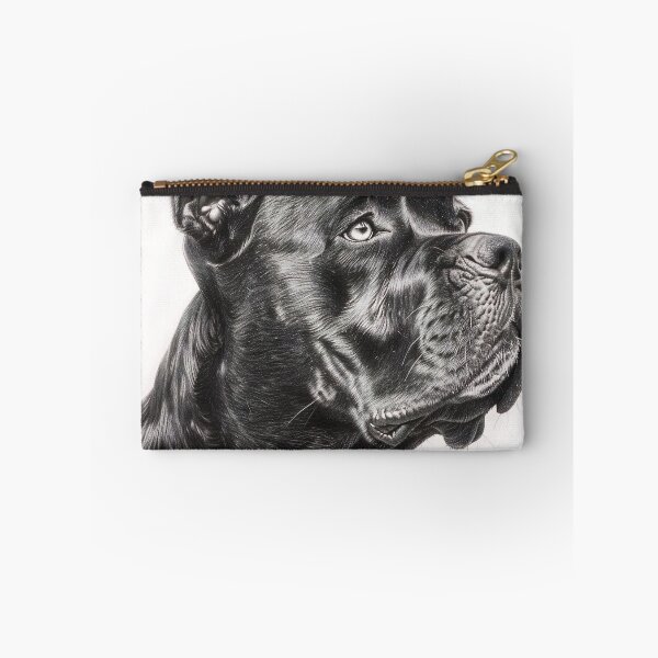 Item preview, Black and white Cane Corso pencil drawing designed and sold by Pencil-Art.
