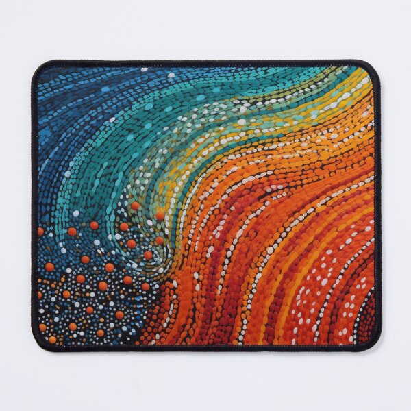 Item preview, Aboriginal Inspired Dot Art - Cold And Warm designed and sold by GrinGalore.