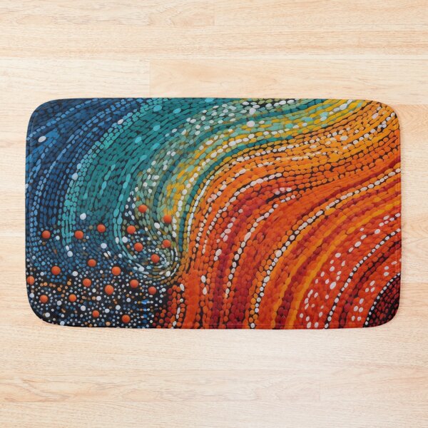 Item preview, Aboriginal Inspired Dot Art - Cold And Warm designed and sold by GrinGalore.