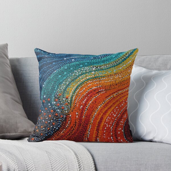 Item preview, Aboriginal Inspired Dot Art - Cold And Warm designed and sold by GrinGalore.