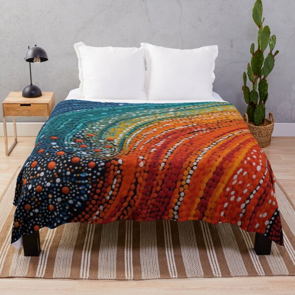 Item preview, Aboriginal Inspired Dot Art - Cold And Warm designed and sold by GrinGalore.