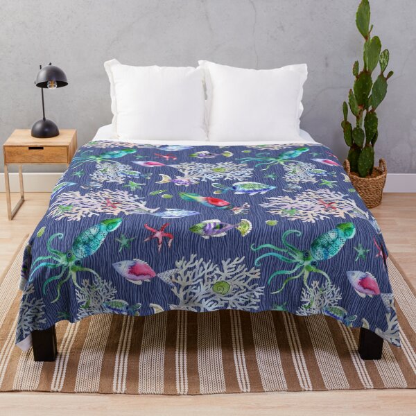 Item preview, Underwater life designed and sold by Alessandro Remo Mazzoni Remotextiles.