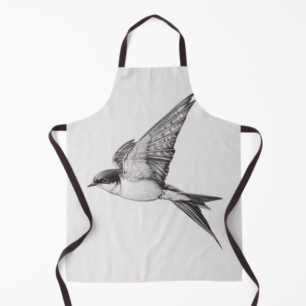Item preview, Black and White Bird Pencil Drawing designed and sold by Pencil-Art.