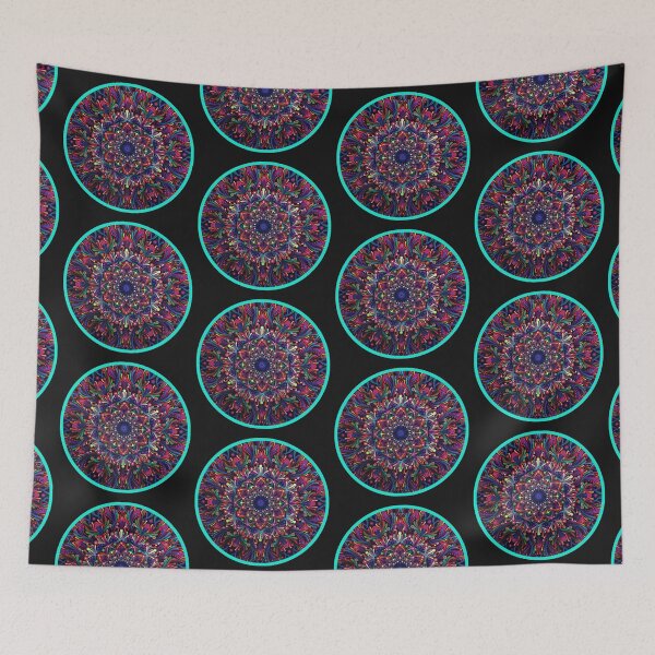 Item preview, psychedelic mandala designed and sold by Ratatatts.