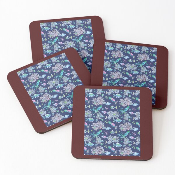 Item preview,  Underwater life Blue designed and sold by Alessandro Remo Mazzoni Remotextiles.