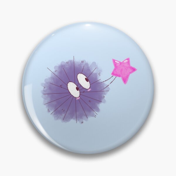 Item preview, Soot Sprite From Spirited Away Holding Pink Konpeito designed and sold by Alex  McCurry.