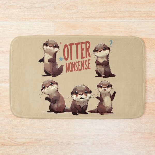 Item preview, Funny Sketchy Otters Nonsense designed and sold by TomFrontierArt.