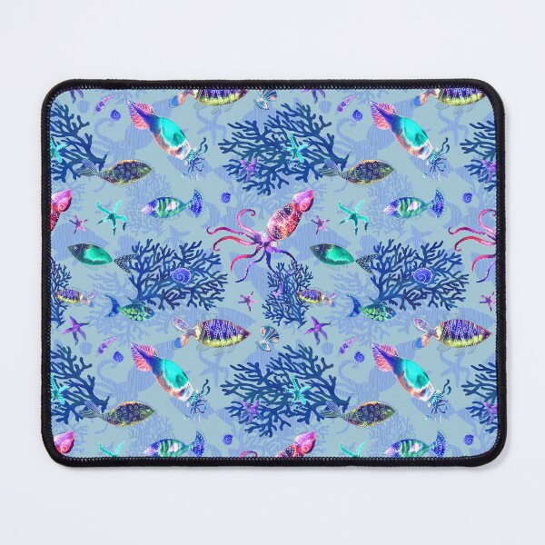 Item preview, Underwater life Violet designed and sold by Alessandro Remo Mazzoni Remotextiles.