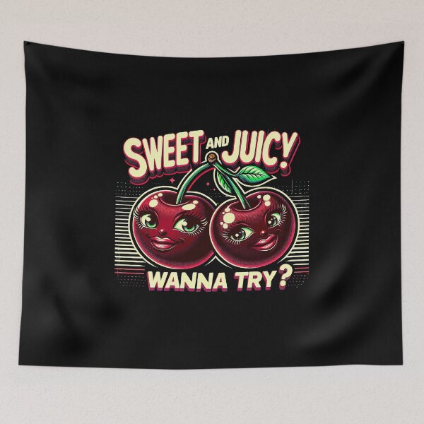 Item preview,  Sweet and Juicy Cherry Cartoon Design designed and sold by Tabu Touch.