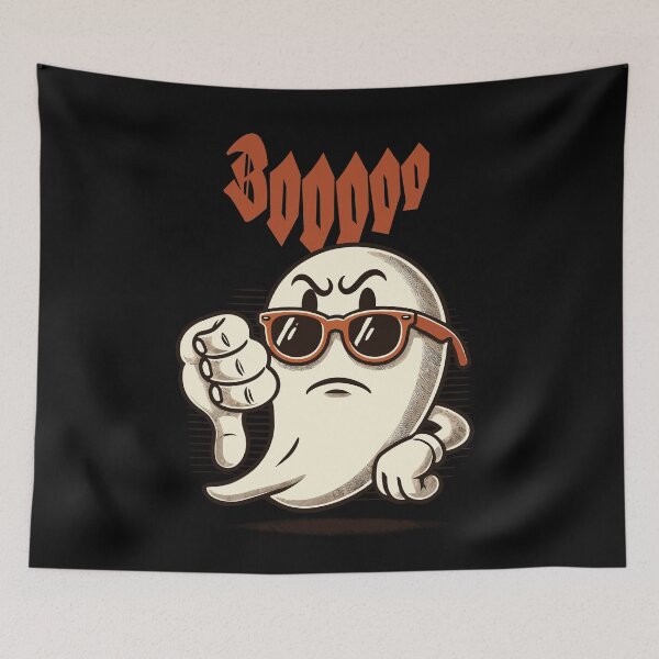 Item preview, Booing Ghost Funny Ghost Design designed and sold by LuminOrb.