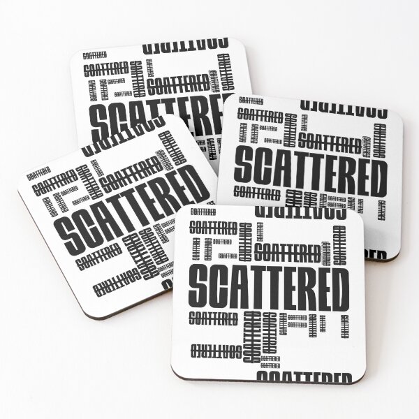 Item preview, Scattered – Bold Text Design with Layered Typography designed and sold by Twisted Visions.