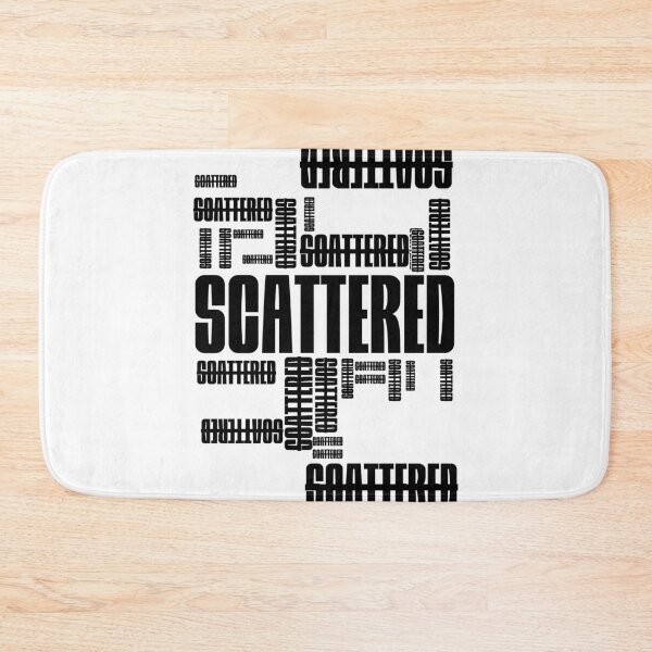 Item preview, Scattered – Bold Text Design with Layered Typography designed and sold by Twisted Visions.