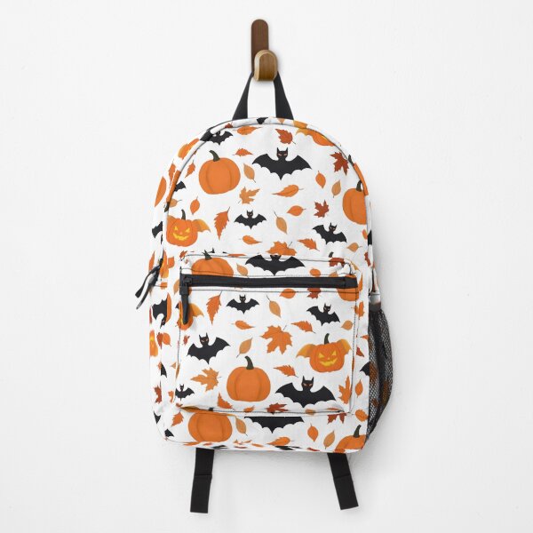 Item preview, Helloween pattern | pumpkin, bat, autumn leaves designed and sold by KOSARTbyDiana.