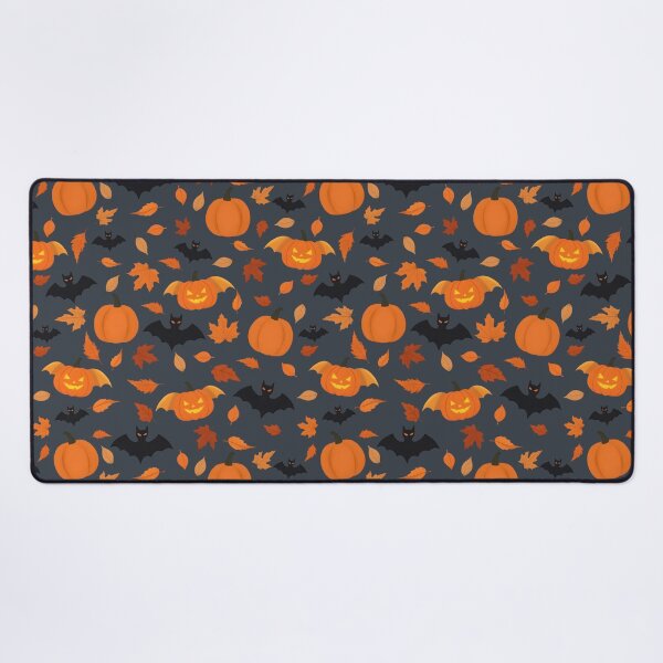 Item preview, Helloween pattern | pumpkin, bat, autumn leaves designed and sold by KOSARTbyDiana.
