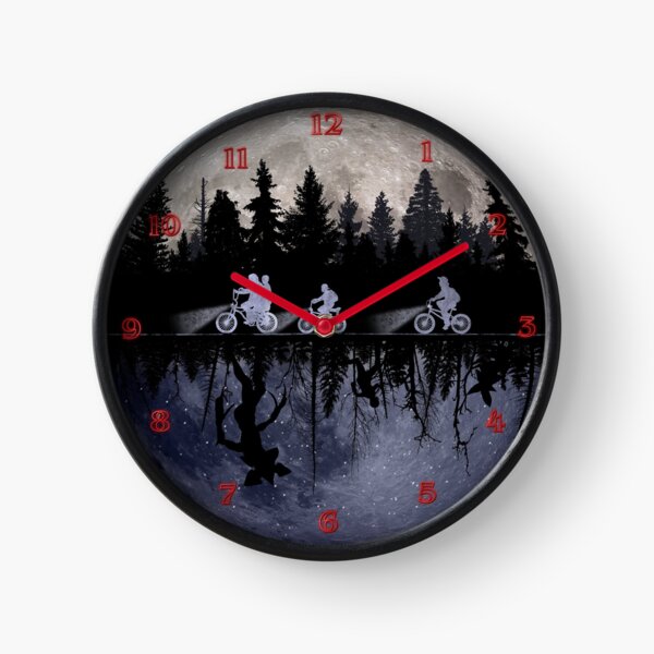 Stranger Things Wall Clock Upside Down Red 25x25cm for sale online 