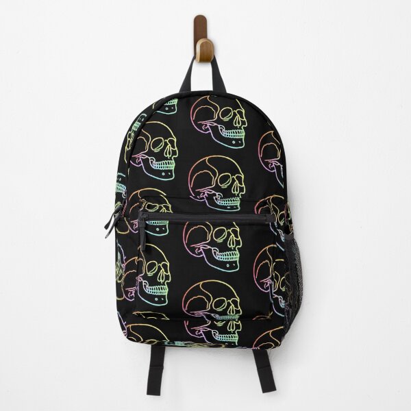 Item preview, Colorful Rainbow Skull Outline designed and sold by Blink Art Studio.