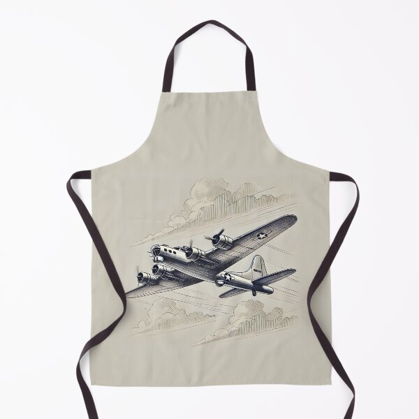 Item preview, Majestic B-17 Bomber in Flight - Dynamic Sketch Art designed and sold by Windy-market.