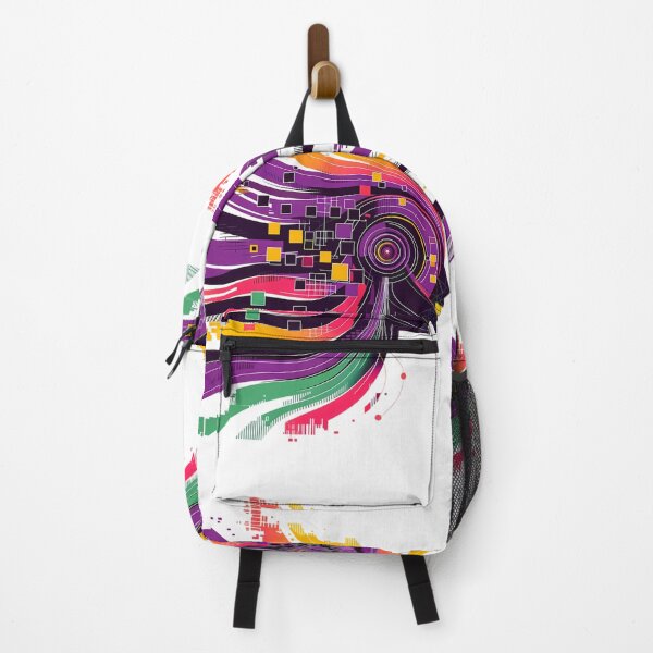 Item preview, Colorful Abstract AI with Digital Data Flow designed and sold by ZetaDream.
