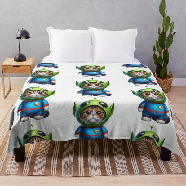 Item preview, Adorable alien cat designed and sold by Artquinox.