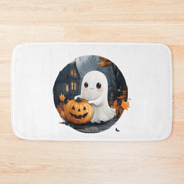 Item preview, Cute Ghost with pumpkin designed and sold by Proteinmalac.