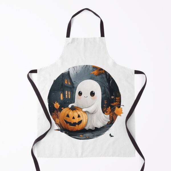 Item preview, Cute Ghost with pumpkin designed and sold by Proteinmalac.