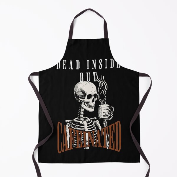 Item preview, Dead Inside But Caffeinated Funny Coffee Saying designed and sold by LuminOrb.