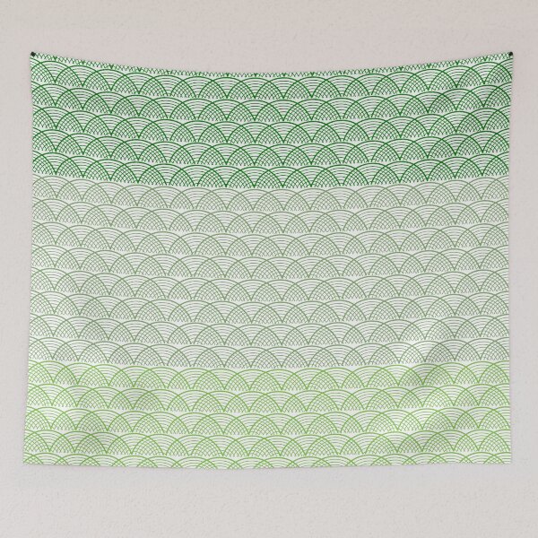 Item preview, Japanese Green Waves designed and sold by KaitoJapanDesign.