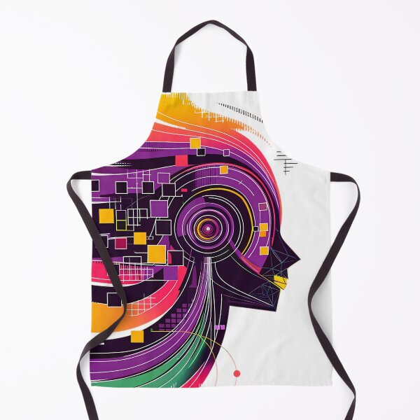 Item preview, Colorful Abstract AI with Digital Data Flow designed and sold by ZetaDream.