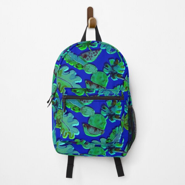 Item preview, Tropical pineapple Blue and Green designed and sold by Alessandro Remo Mazzoni Remotextiles.