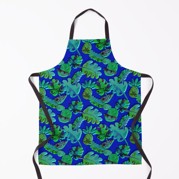 Item preview, Tropical pineapple Blue and Green designed and sold by Alessandro Remo Mazzoni Remotextiles.