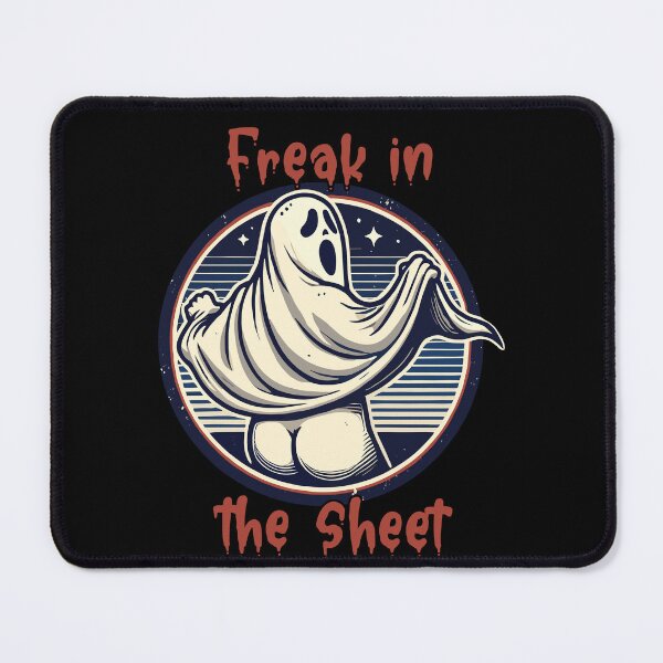 Item preview, Freak In The Sheet Creepy Ghost Lovers designed and sold by LuminOrb.