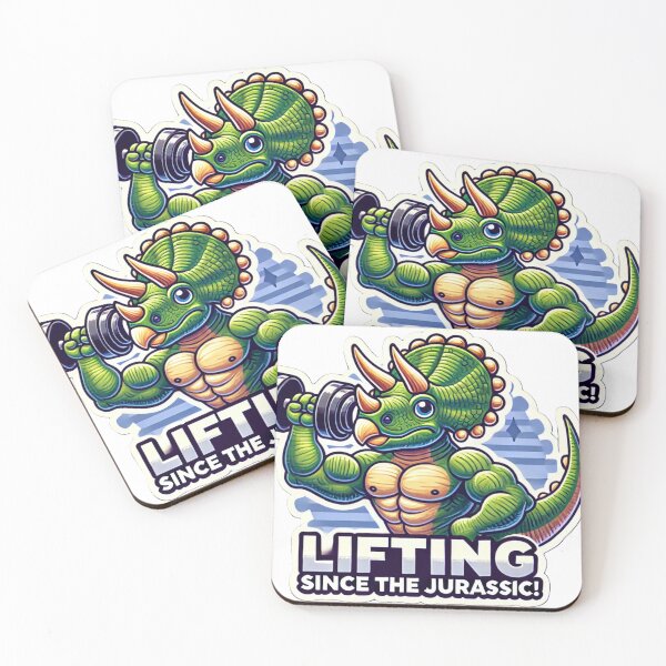 Item preview, Dino working out designed and sold by LoveSports101.