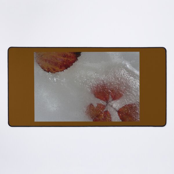 Item preview, Rose Leaf In Ice Nature Winter designed and sold by eddiebarronshop.