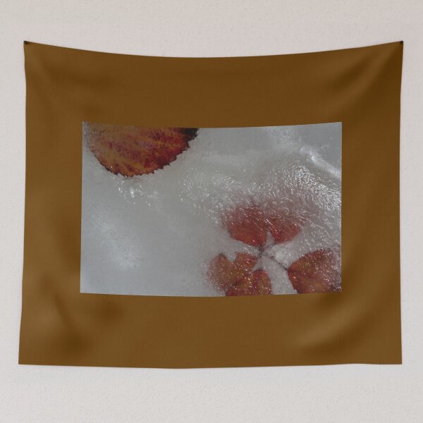 Item preview, Rose Leaf In Ice Nature Winter designed and sold by eddiebarronshop.