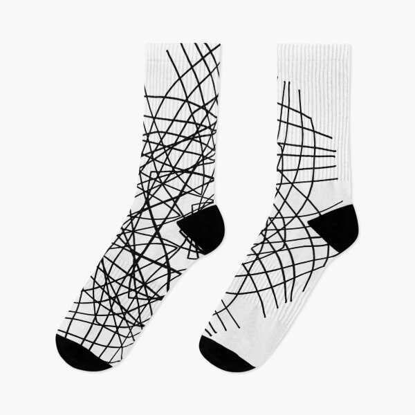 Item preview, tangled lines in black and white designed and sold by FrancesPoff.