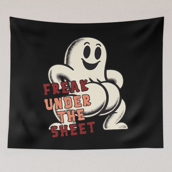 Item preview, Freak in Sheet Lustiges Gespenster Design designed and sold by LuminOrb.