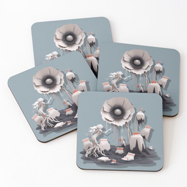 Item preview, Addiction Beautiful Horror Poppy Opiate Drugs Poppies designed and sold by SomniferumWars.