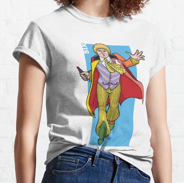 Doctor Who - The Sixth Doctor 'SIX' Classic T-Shirt