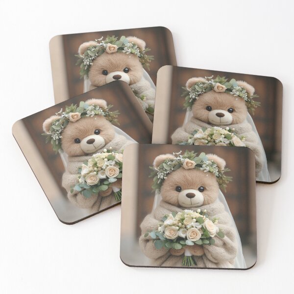 Item preview, country bride teddy bear designed and sold by Osintown.