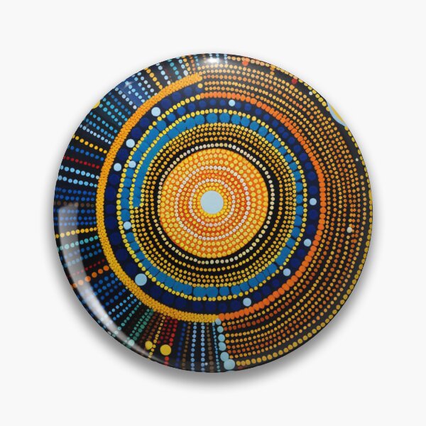 Item preview, Aboriginal Inspired Dot Art - Nova designed and sold by GrinGalore.
