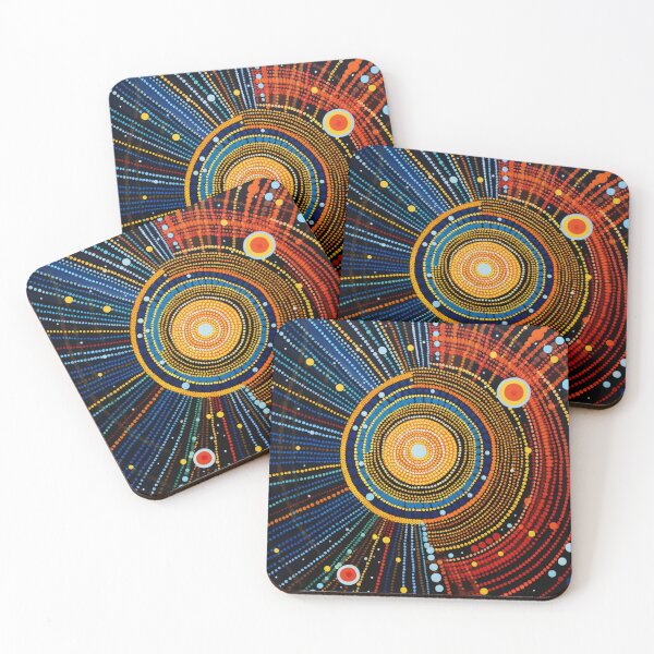 Item preview, Aboriginal Inspired Dot Art - Nova designed and sold by GrinGalore.