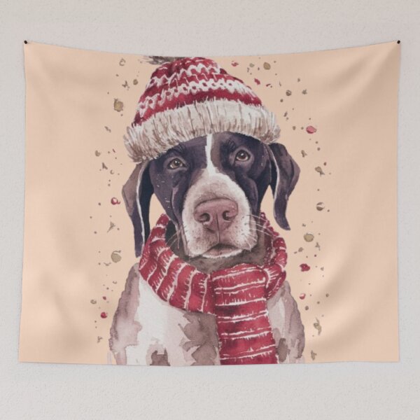 Item preview, cute pointer donning designed and sold by 123ks.