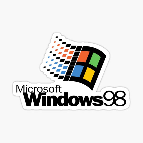 Vista previa del artículo con la obra «Logotipo de Microsoft Windows 98», diseñado y vendido por Pus Fan.