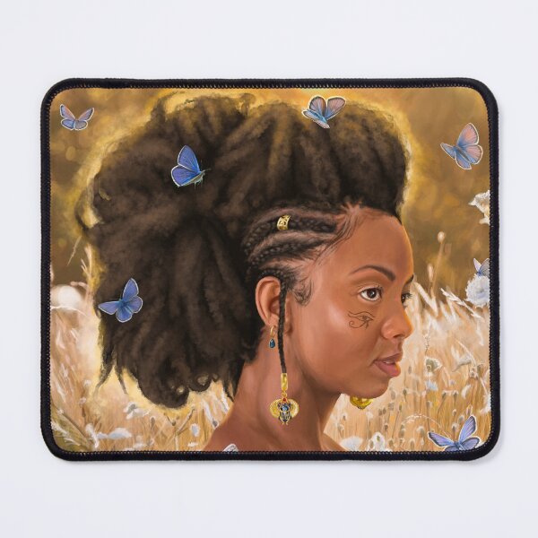 Item preview, Regeneration - Digital Painting of a Young Ancient Egyptian Woman Surrounded by Butterflies designed and sold by EmilyDewsnap.